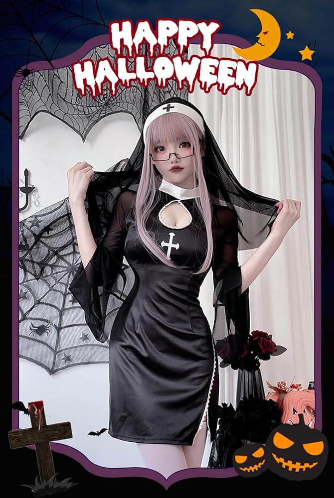 Amazon.co.jp: [SUAIARTCOLE] シスター コスプレ ハロウィン